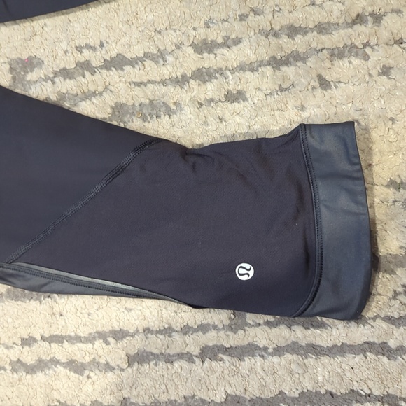 Lululemon Chase Me Crop II Soot / Heathered Medium Grey - Picture 9 of 15